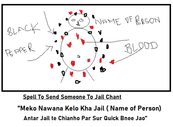 spells to send someone to jail