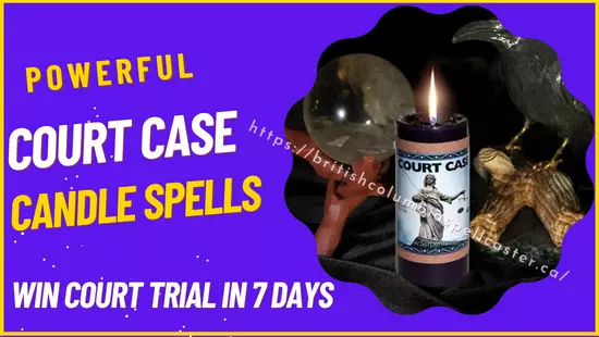 court case candle spell