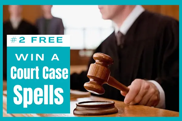 win a court case spell